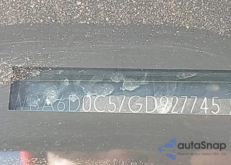 2016 BMW 640I Gran Coupe из США, поврежденный, VIN WBA6D0C57GD927745